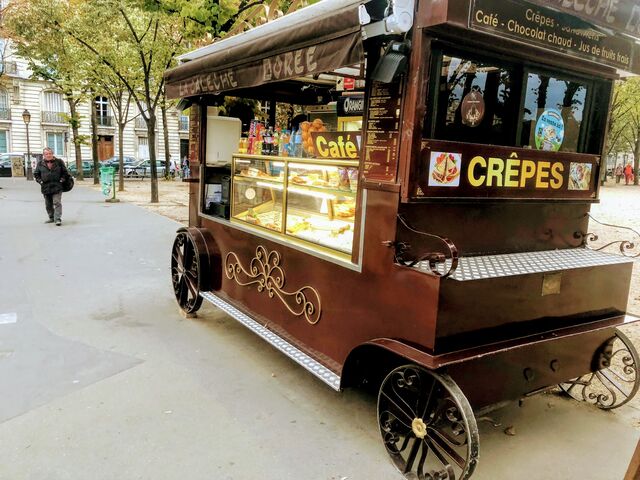 Notre calèche sous le pont des invalides