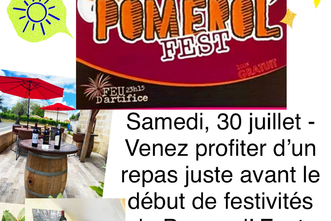 Pomerol' Fest - repas avant les festivités
