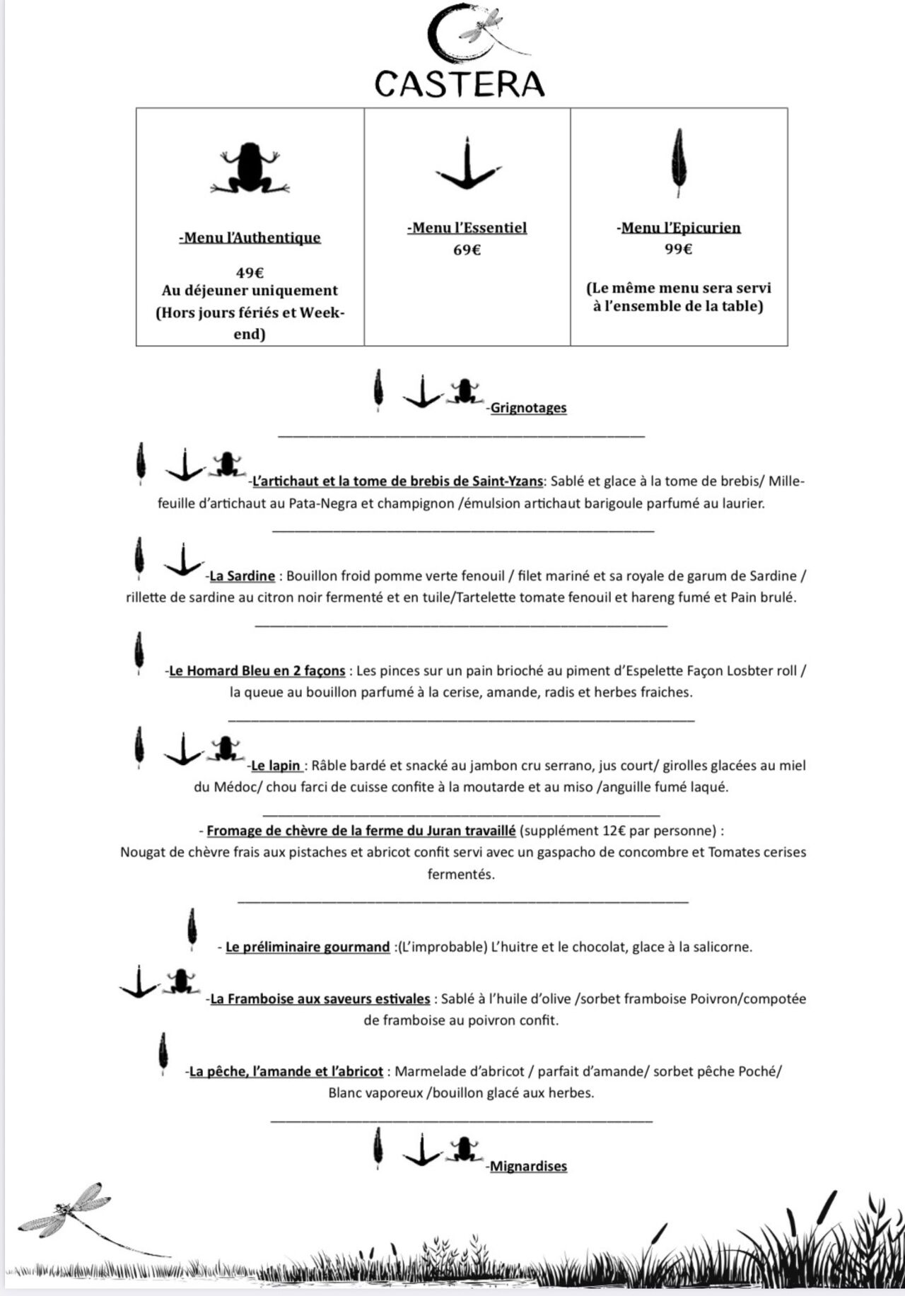 NOTRE CARTE