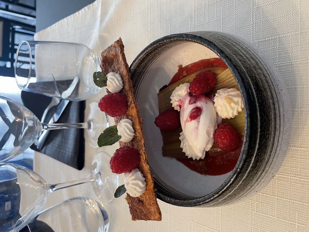 Rhubarbe framboises et réglisse