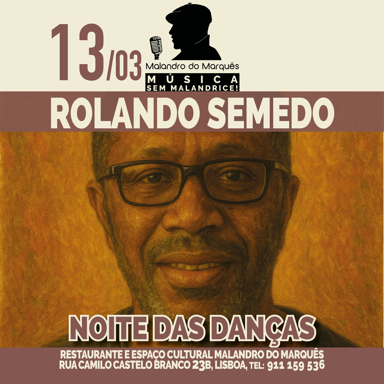 Noite das Danças com Rolando Semedo