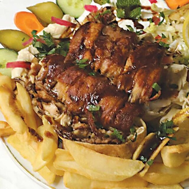 Assiette Shawarma Libanaise