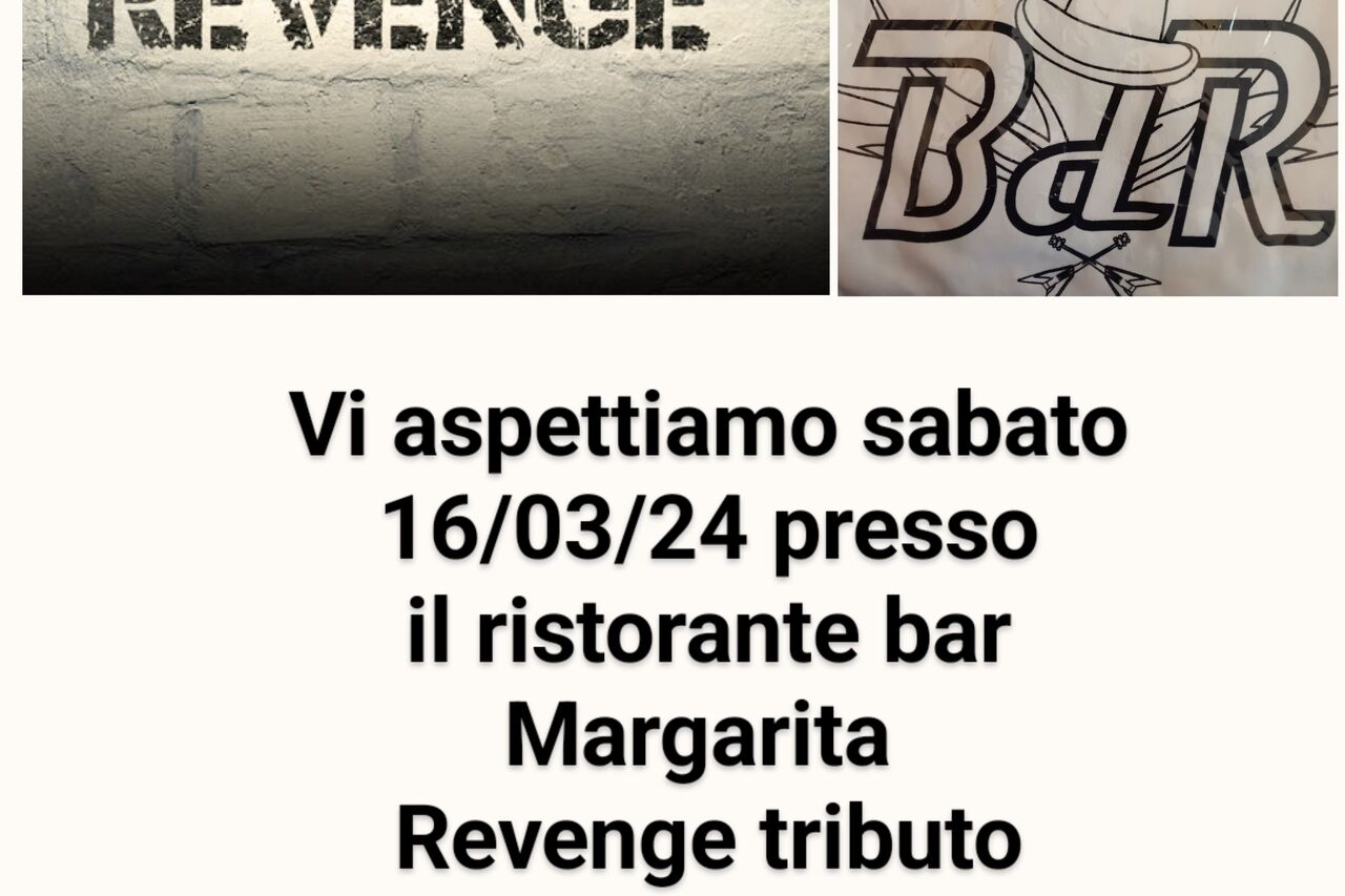 serata musicale Sabato 16 marzo 2024 vi aspettiamo Revenge tributo acustico ai KISS e Bdr rock d'autore
