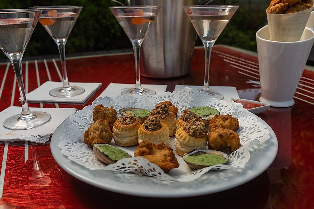 Bouchées feuilletées noix de St Jacques et sauce armoricaine