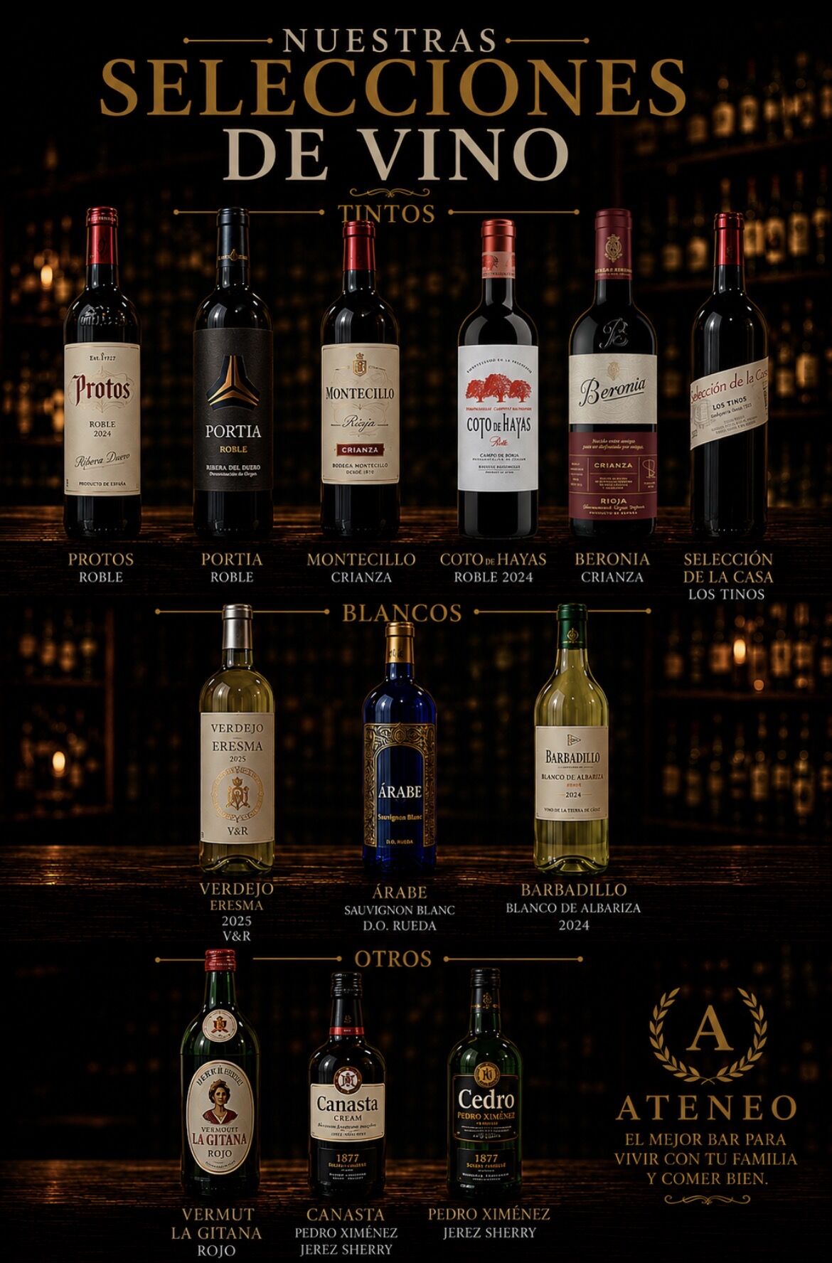 Nuestras vinos