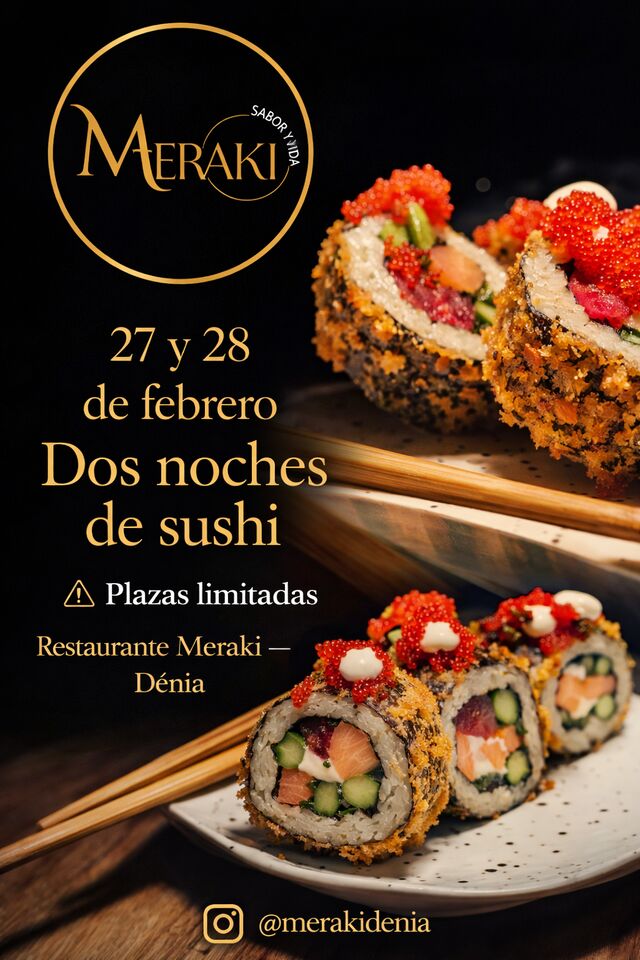 Dia de sushi en Meraki