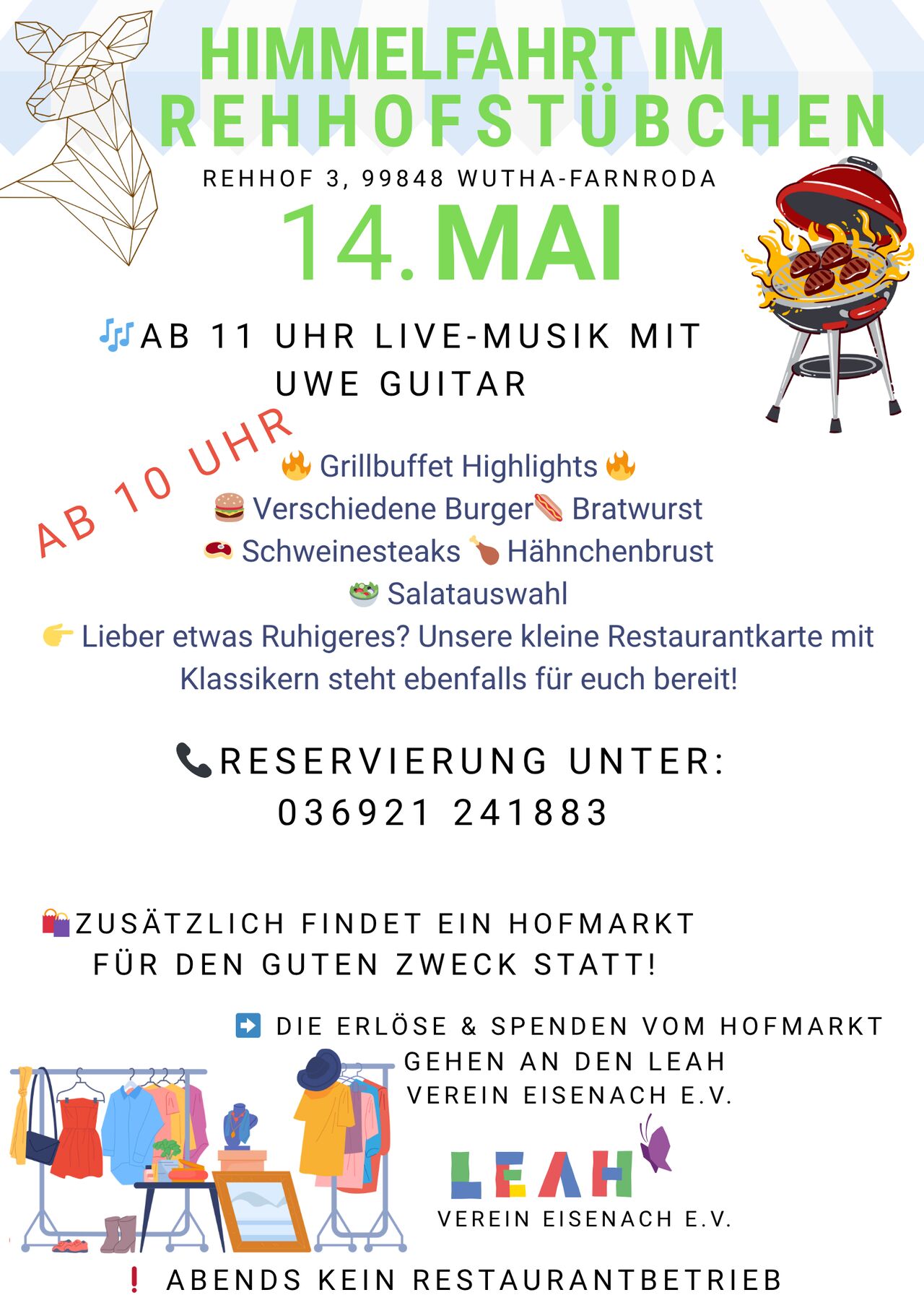 Himmelfahrt im Rehhofstübchen