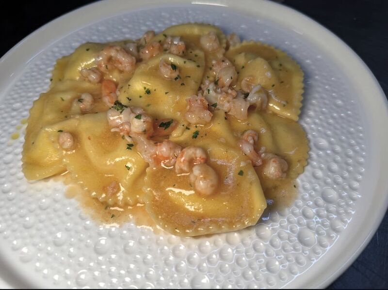 Ravioli scampi sgusciati 