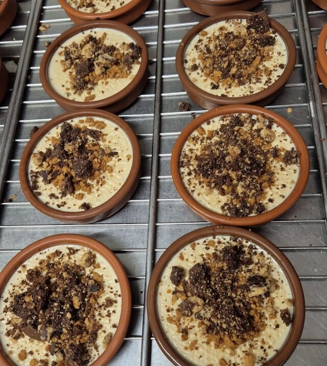 Riz au lait et éclats de chocolat