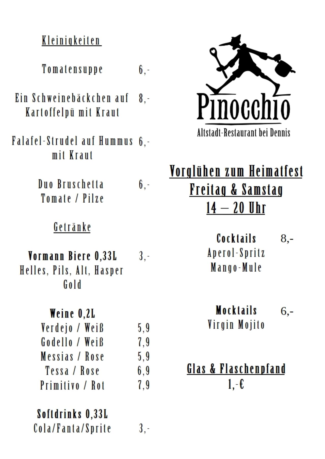 VORGLÜHEN zum Heemefeß