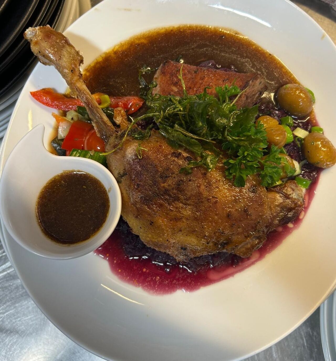 Löwen´s knuspriger Gänsebraten