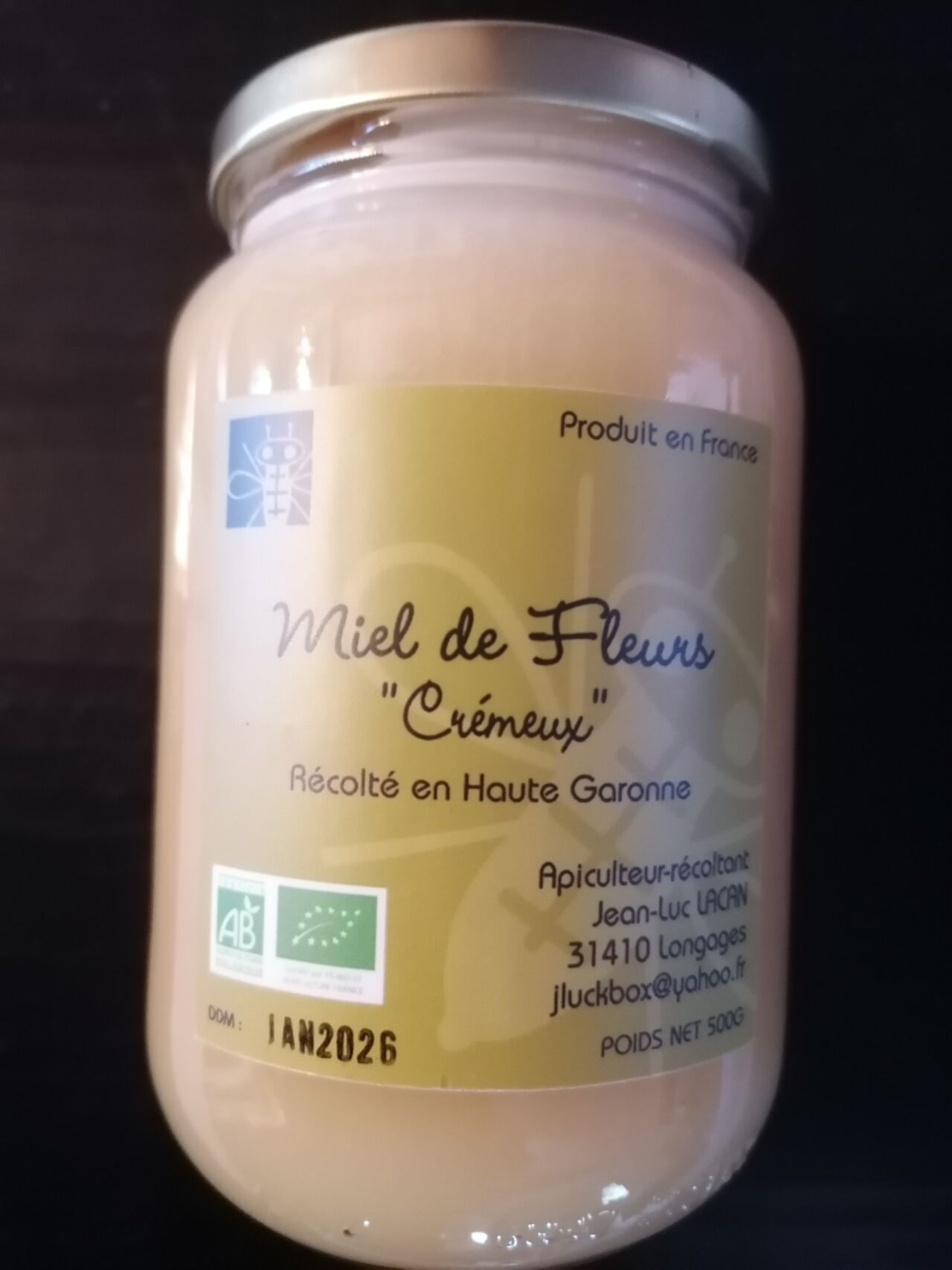 Miel crémeux (500g) Bio