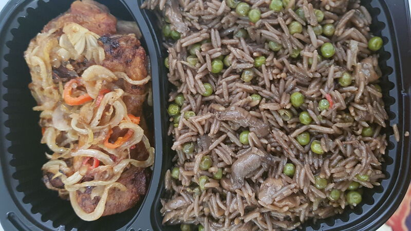 Riz Djondjon, Poulet frit