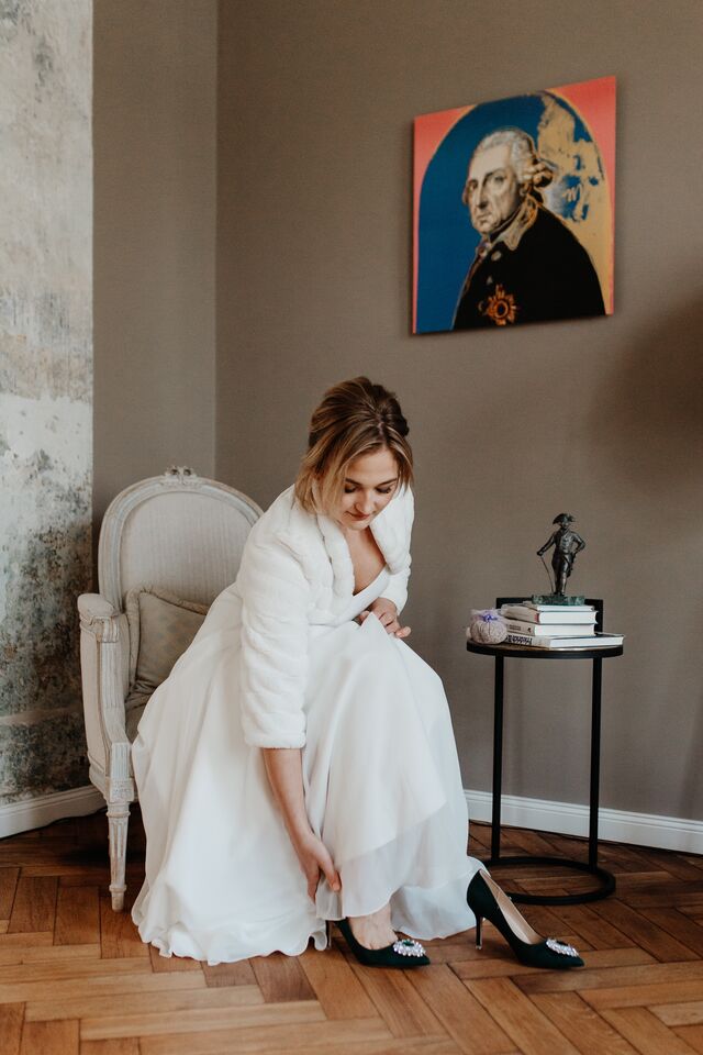 getting ready in der Suite 