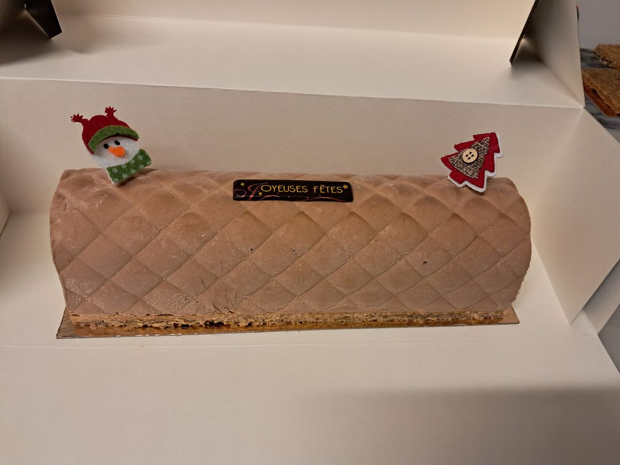 Bûche chocolat/pistache