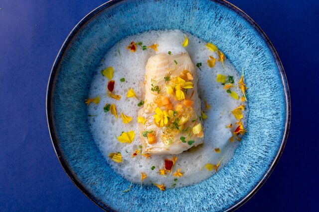 Poisson de la criée, beurre blanc à la vanille