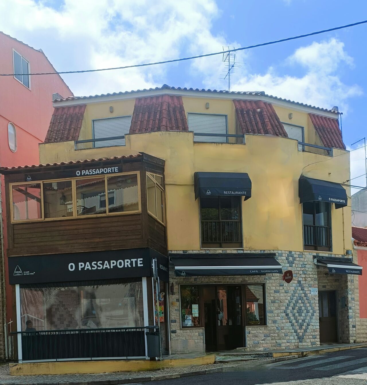 Vista exterior do Restaurante