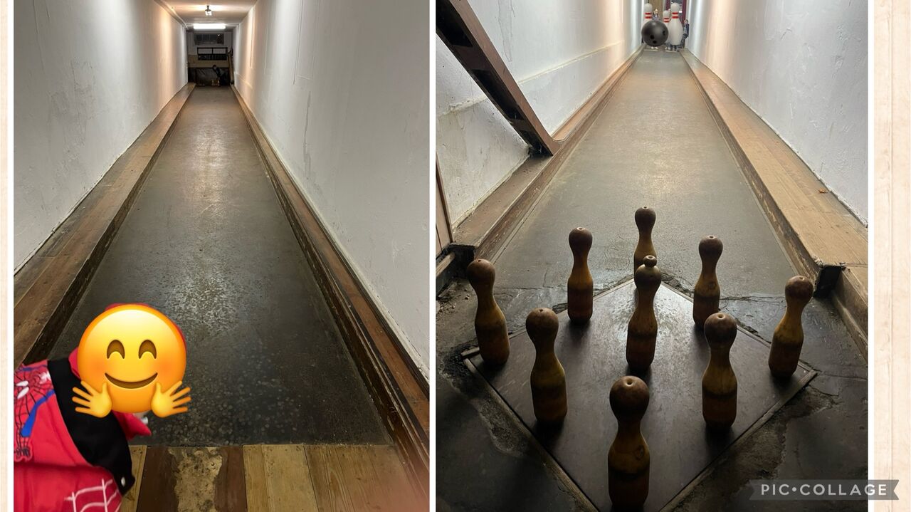 Unsere Nostalgie Kegelbahn