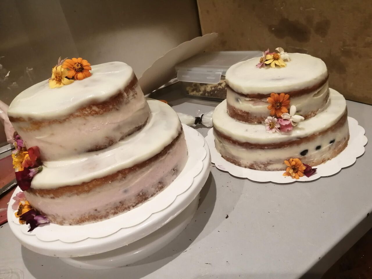 Cake aux fruits rouges