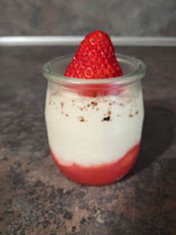 Tiramisu vanille fraise 