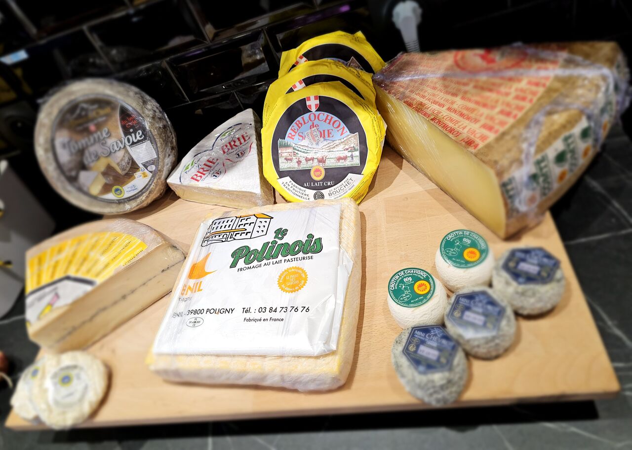 Fromages secs de nos régions