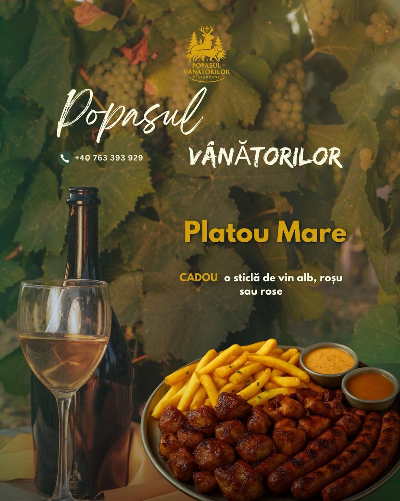 Un platou, un pahar, o poveste