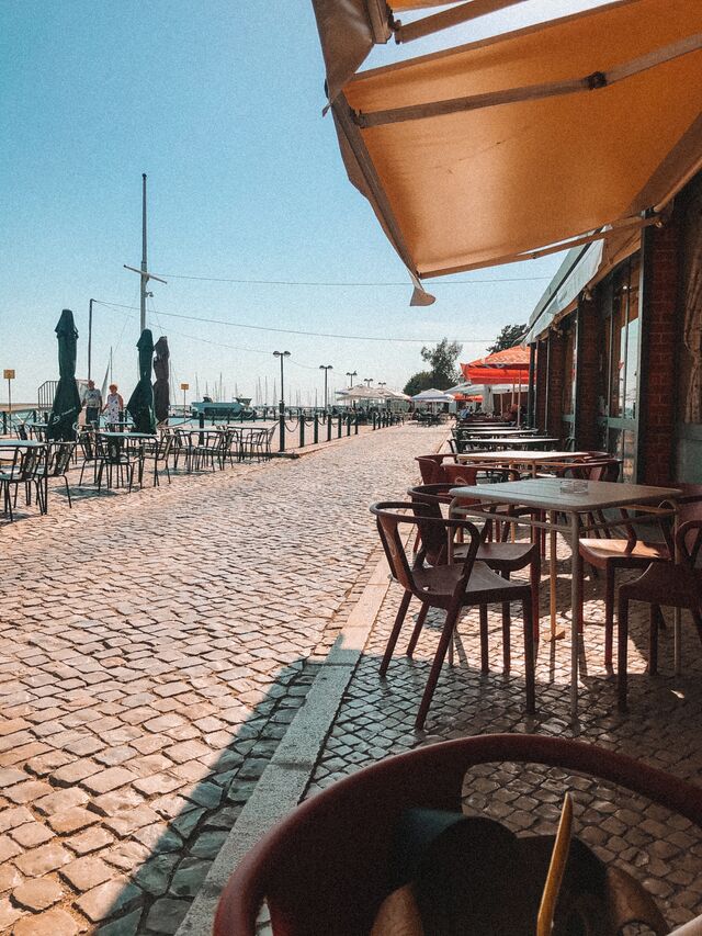 A nossa explanada que é um regalo nestes dias de Sol.