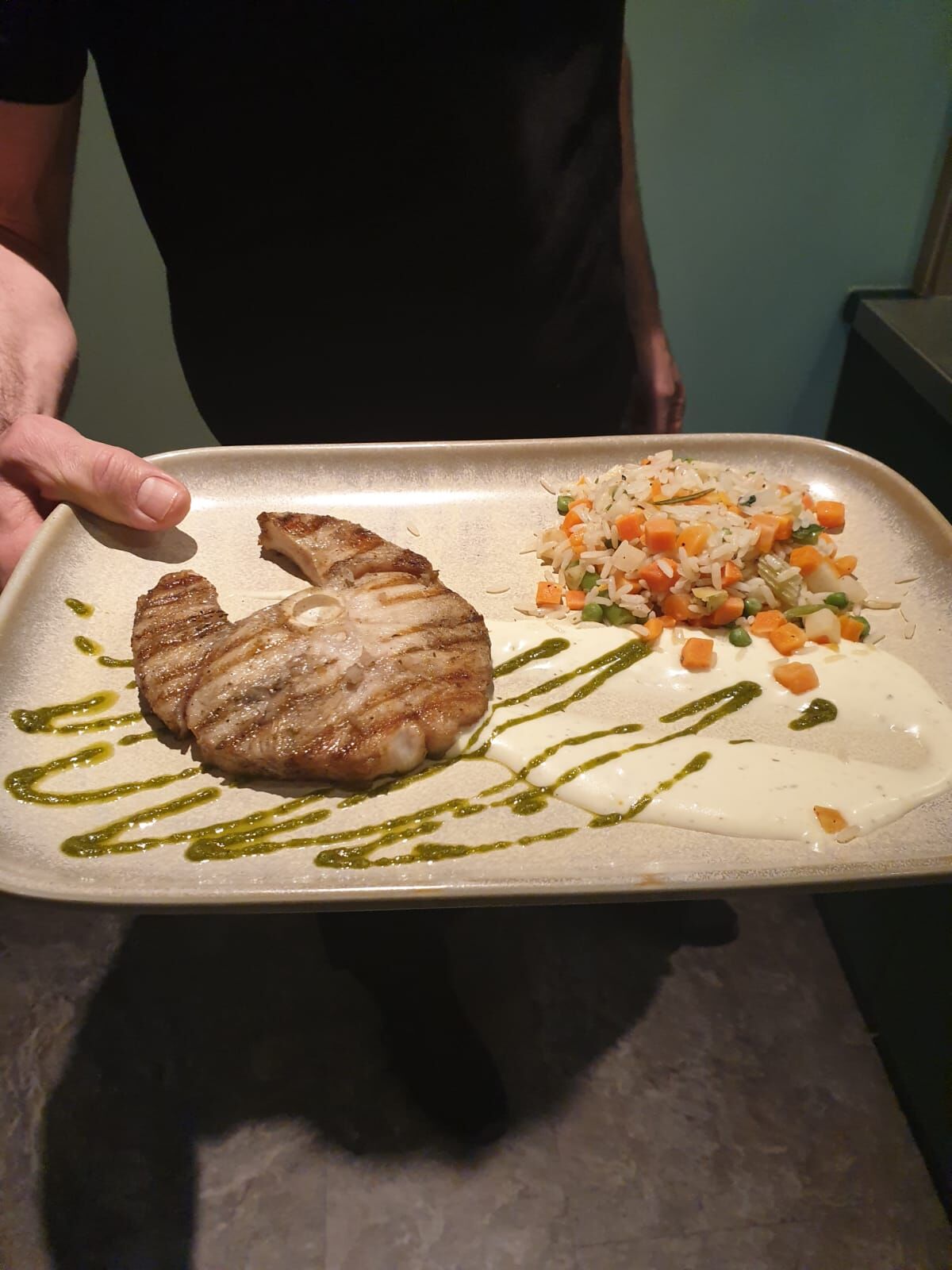 Blau Hai Fisch Steak