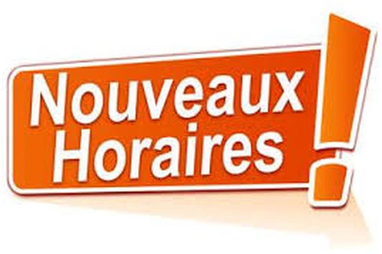 Changement d'Horaires de Service