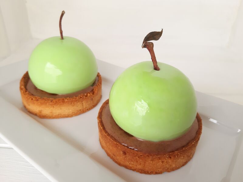 Tartelette pomme caramel