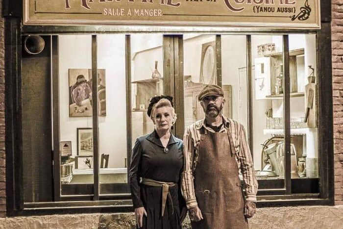 Martine fait sa cuisine