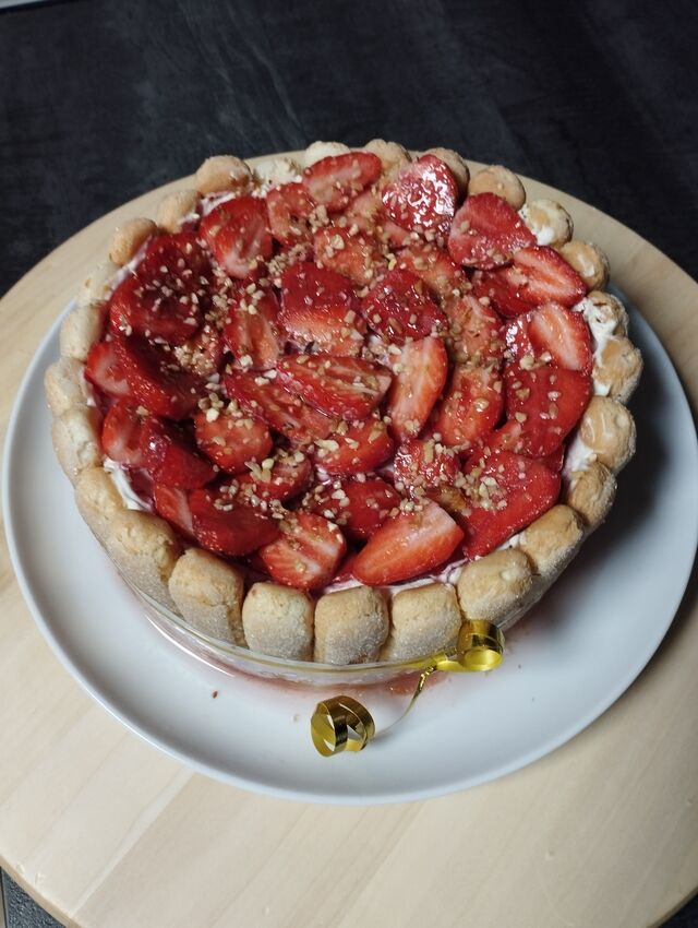 CHARLOTTES AUX FRAISES SPECULOS 