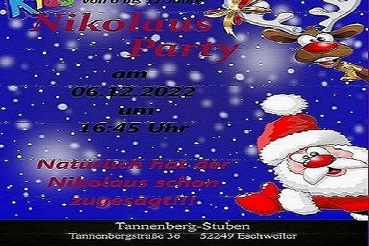 Nikolausparty in den Tannenberg-Stuben