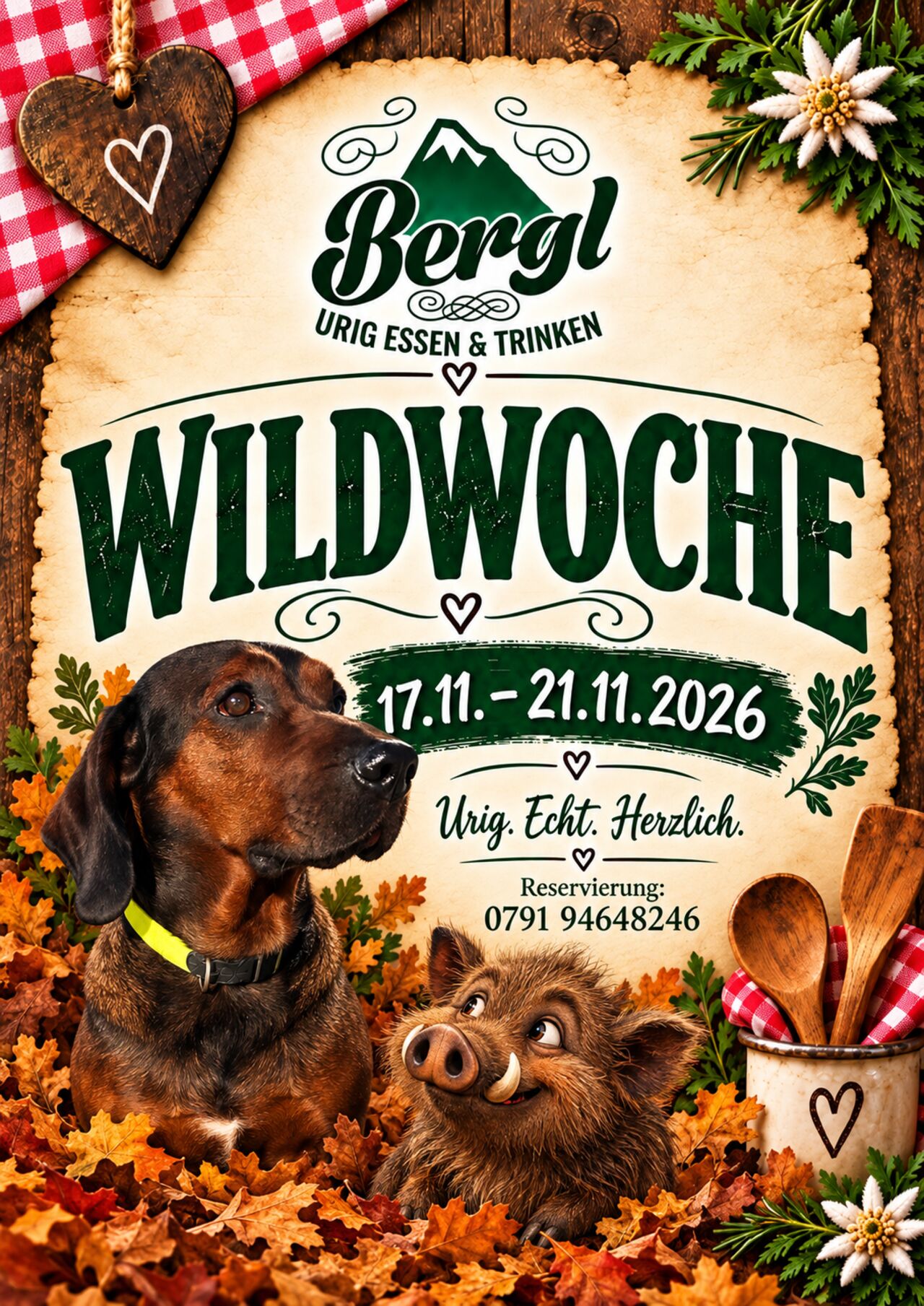 WILDWOCHE IM BERGL | 17. - 21.11.2026