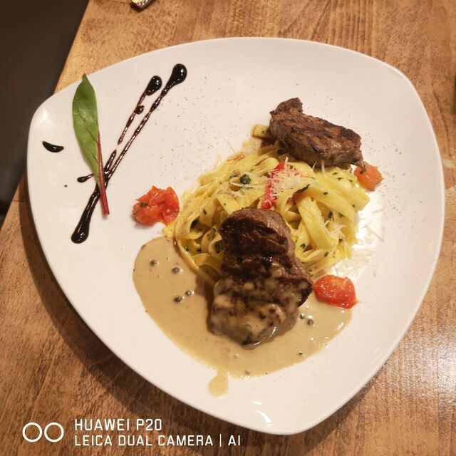 Tagliatelle mit Rinderfilet 