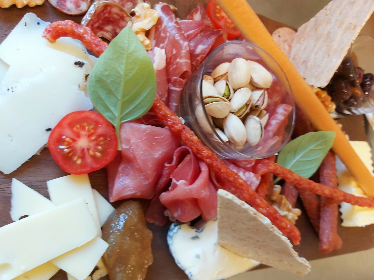 Eine feine italienische Brotzeit :-)