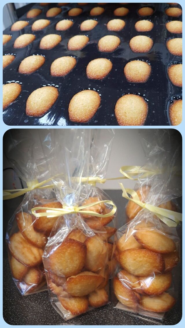 Petit sachet de madeleines faites maison!,,,,Petit sachet de madeleines faites maison!,,,