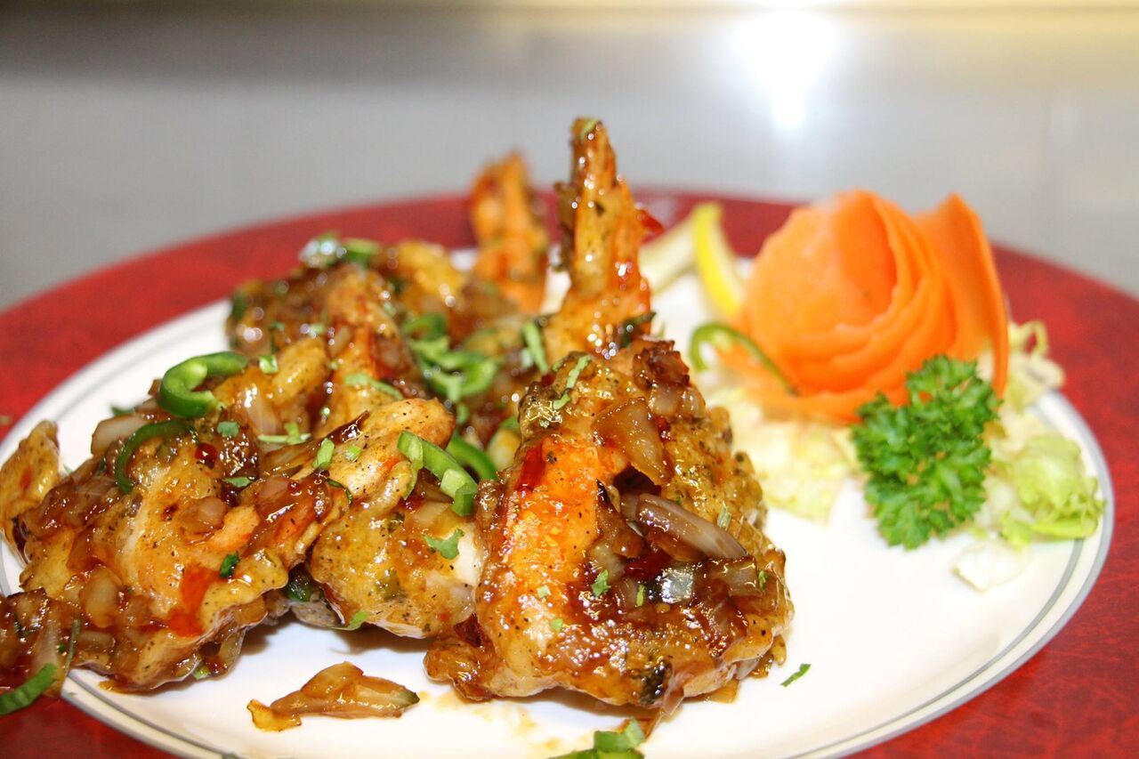 Sweet chilli crevettes