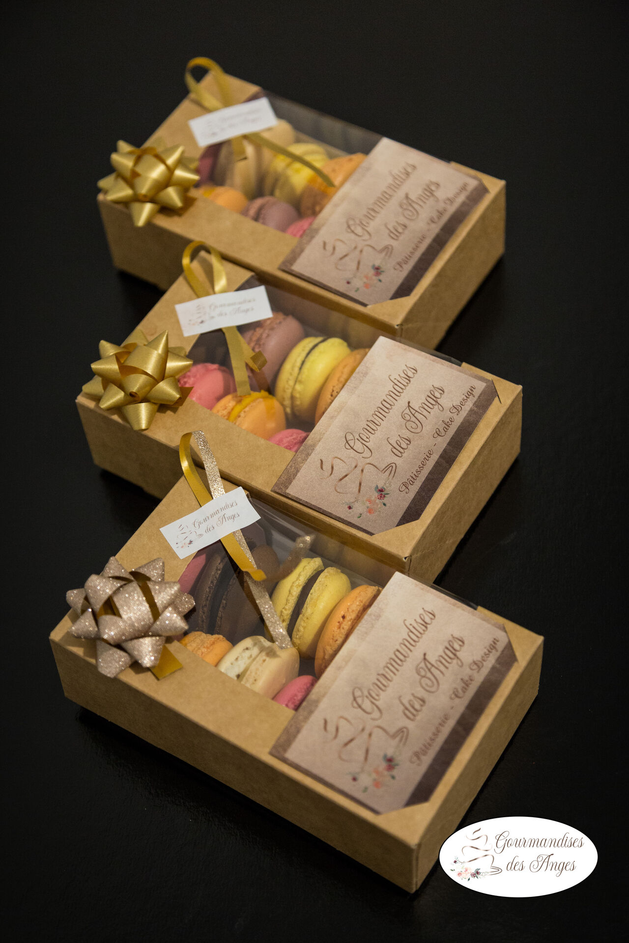 Boite de 12 macarons à offrir ou à s'offrir ? - 4 parfums - 8 euros -