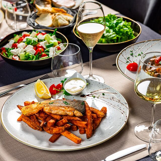 Losos na žaru sa batatom