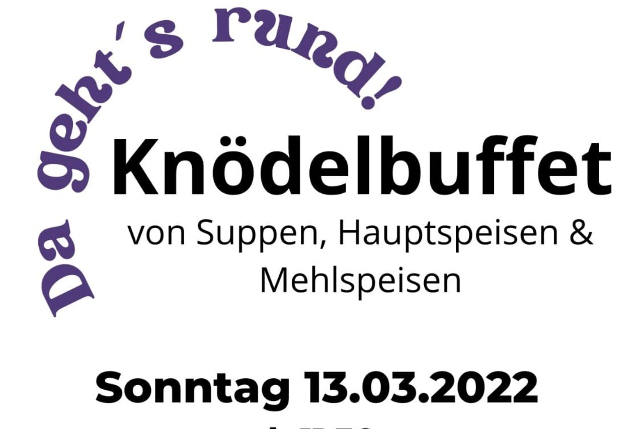 Knödelbuffet!Da geht´s rund!