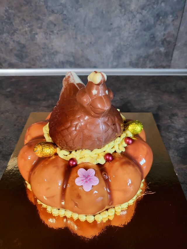 Pâques Poule au Nid 