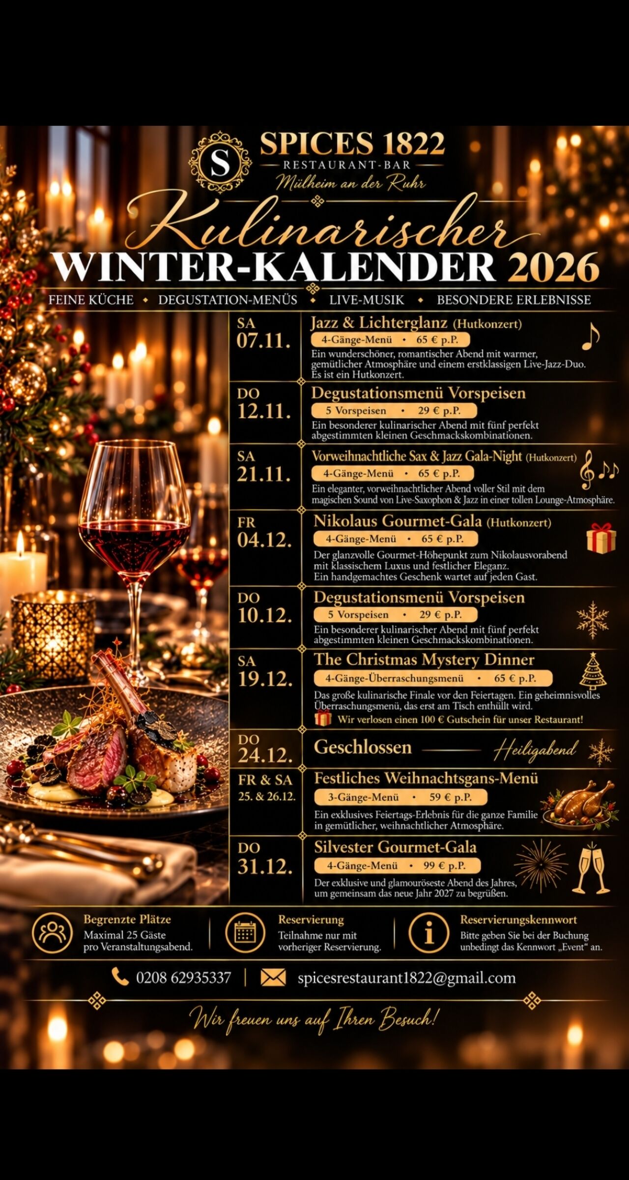 Winter kulinarischer kalender 2026