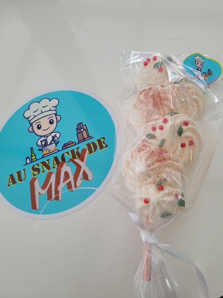 Grande meringue en Sucette