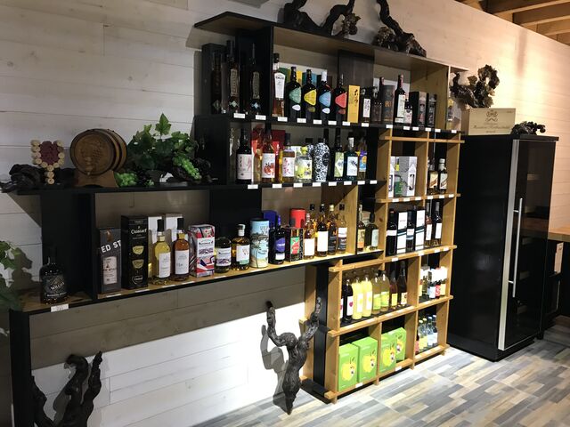 Et également des spiritueux sélectionnés avec soin