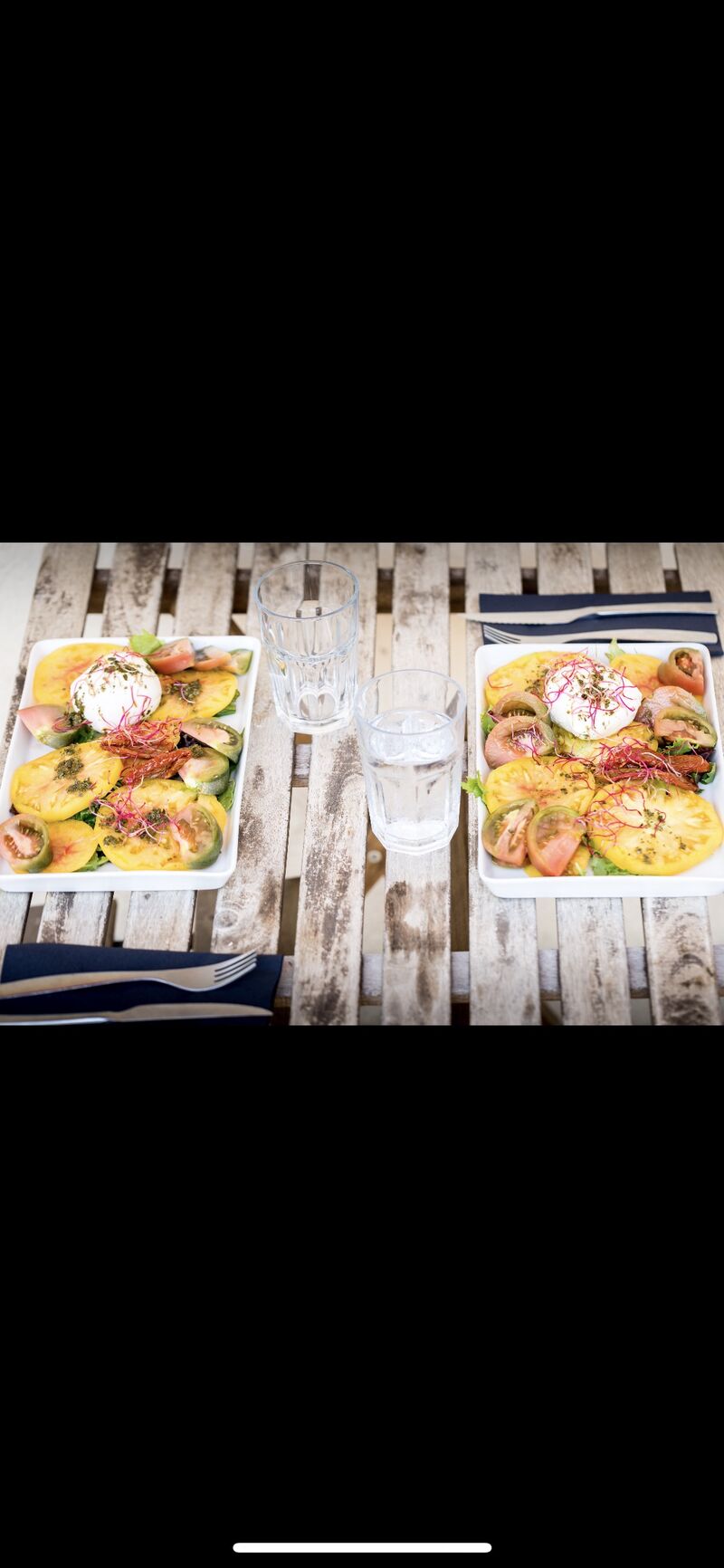 Salades tomates à l’ancienne mozzarella