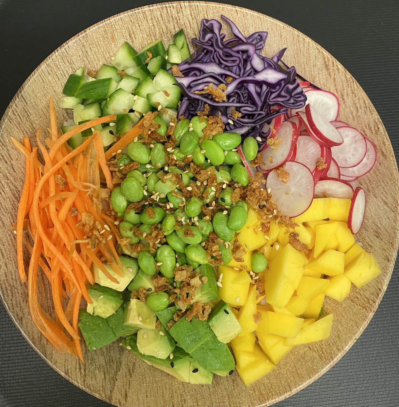 Poke bowl veggie 