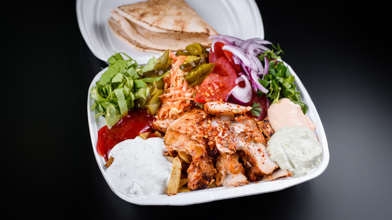 Shaorma farfurie pui