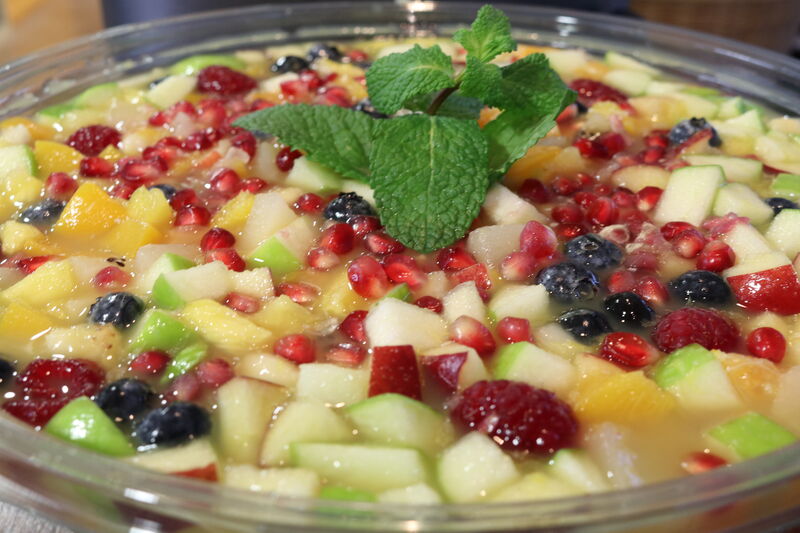 Salade de fruits frais à la fleur d'oranger