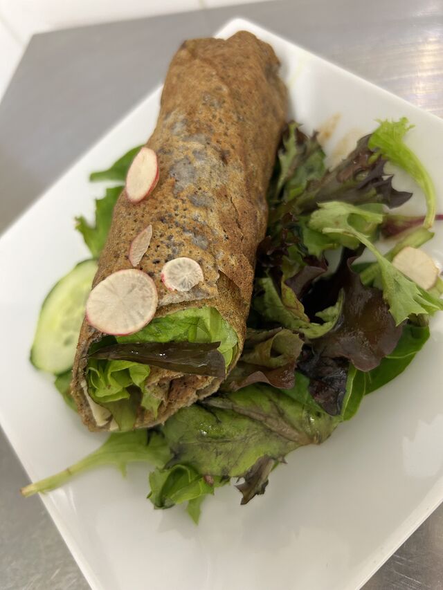 Wraps de blé noir façon salade césar